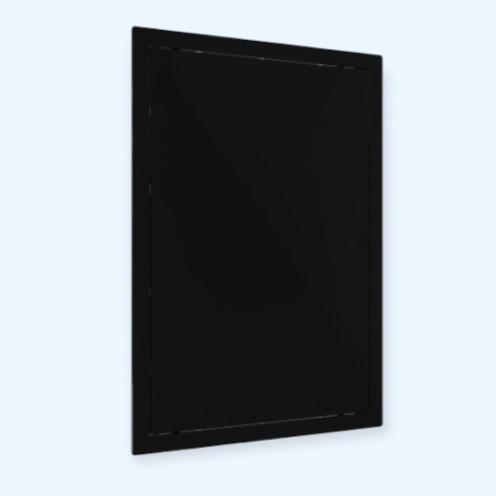 L2030N black Люк ревизионный LN фланец 200х300 нажимной 223х323 пластик black EVECS